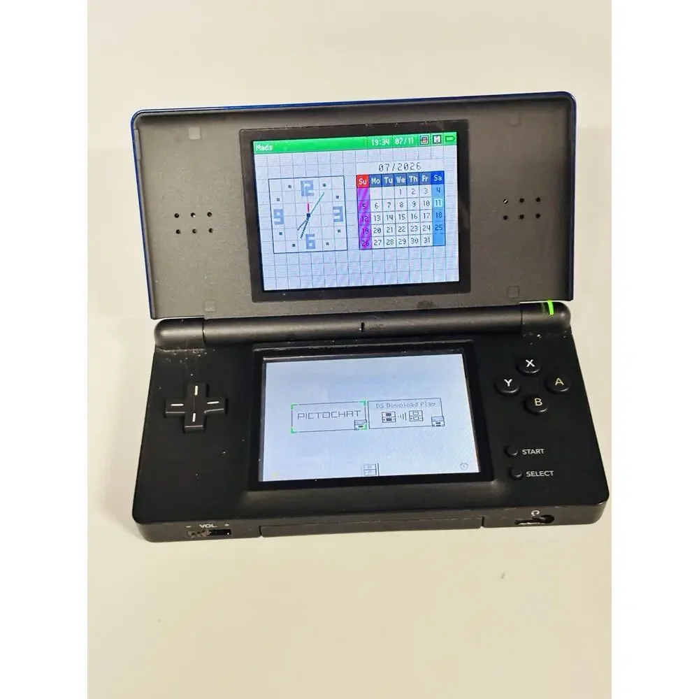 Nintendo DS Lite Handheld System Cobalt Blue USG-001 Console Tested Working